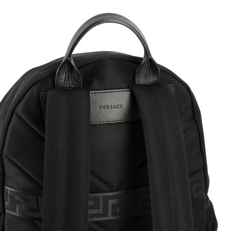 men versace bags|Versace summer backpack for men.